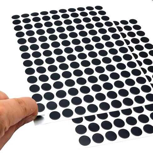 ملصقات ثقب المسمار ذاتية اللصق ، 2 طاولة 96 في 1 يغطى المسمار ذاتيا اللصق أغطية مقاوم للغبار 15 مم أبيض in Kuwait