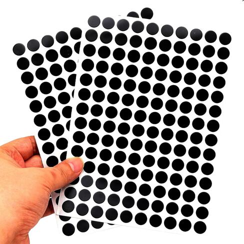 ملصقات ثقب المسمار ذاتية اللصق ، 2 طاولة 96 في 1 يغطى المسمار ذاتيا اللصق أغطية مقاوم للغبار 15 مم أبيض in Kuwait