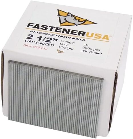 2-1/2" Finish Nails 16GA GALV 15,000ct | B16-212C6 in Saudi Arabia