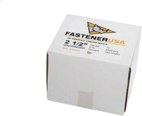 2-1/2" Finish Nails 16GA GALV 15,000ct | B16-212C6 in Saudi Arabia