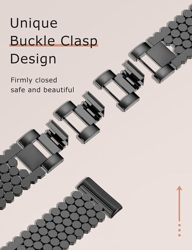 Minyee Metal Bands متوافقة مع Fitbit Sense 2/Versa 4/Versa 3/Sense Bands Women ، Sendy Stains Stain Chain Honeycomb Designer Luxury Link Lin in Saudi Arabia