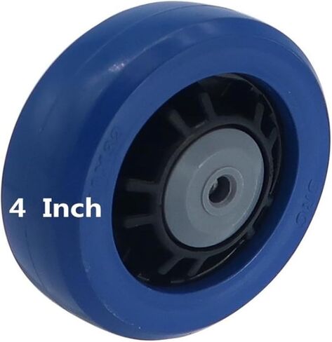 1 عبوة 5 بوصة العجلة ذات العجلة الواحدة المتوسطة الحجم الطبيعية مرنة مرنة المقاومة للارتداء الأزرق in Kuwait