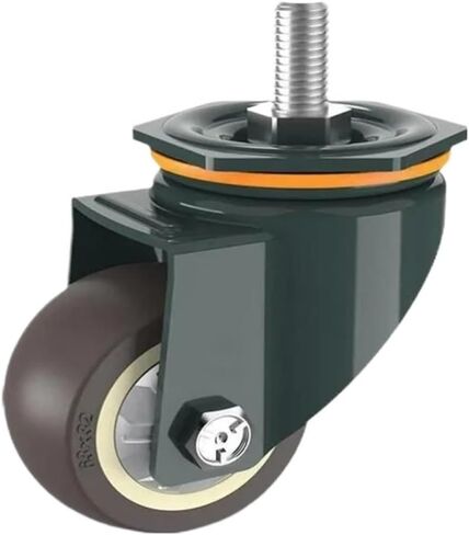 1 قطعة 2.5 بوصة M10/M12/M14/M16/M20 المسمار العجلة العالمية مع آلة صامتة رمح من المطاط الفرامل (M16- عجلة عالمية) in Kuwait