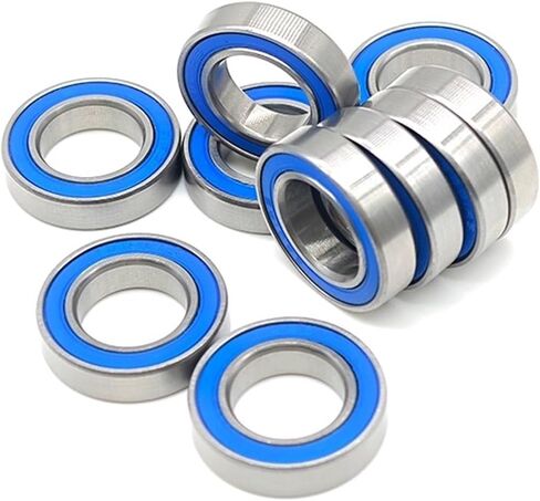6801-2rs تحمل 12x21x5mm مزدوج الأزرق الأزرق القسم المصغرة 6801 RS الكرة تحمل 6801 2RS 10pcs (MR1319RS 13x19x4) in Saudi Arabia