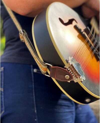 Souldier Handmade Fabric F-Style Mandolin Straps, 1 Inch Width and Adjustable Length in Kuwait