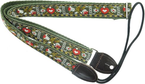 Souldier Handmade Fabric F-Style Mandolin Straps, 1 Inch Width and Adjustable Length in Kuwait