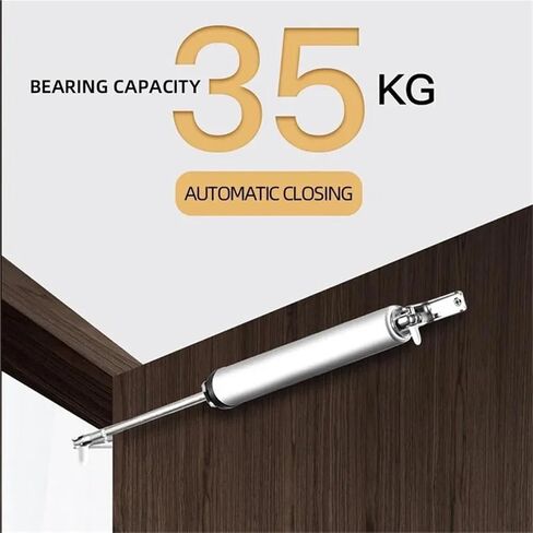 1Pcs Automatic Door Soft Close Within The Positioning Stop Buffer Adjustment Door Closer Furniture Hardware(Brown) in Saudi Arabia