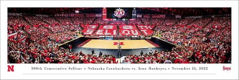 Nebraska Women's Volleyball - Panoramic Wall Decor by Blakeway Panoramas in Saudi Arabia