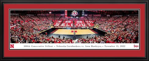 Nebraska Women's Volleyball - Panoramic Wall Decor by Blakeway Panoramas in Saudi Arabia