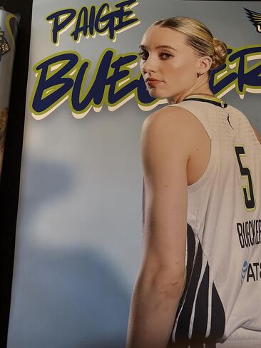 Paige Bueckers Dallas Wings WNBA Basketball Poster, Size Large 18x24 inches, Glossy Finish Wall Art Print, Portrait Style in Saudi Arabia