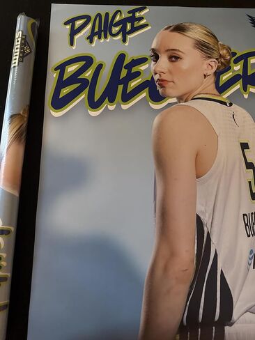 Paige Bueckers Dallas Wings WNBA Basketball Poster, Size Large 18x24 inches, Glossy Finish Wall Art Print, Portrait Style in Saudi Arabia