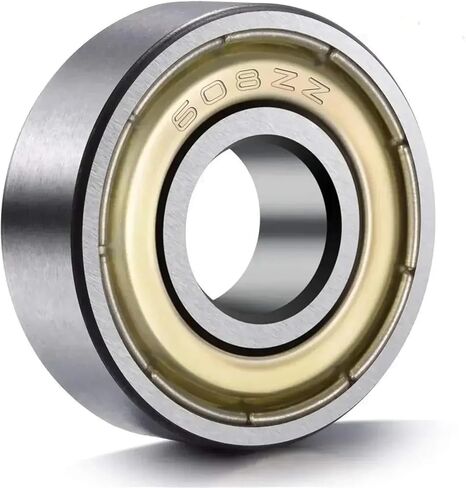 10Pcs 608ZZ 608RS Ball Bearings 8x22x7mm Metal Deep Groove Mini Ball Bearing Carbon Steel for Skateboard Scooter 3D Printer Part(10pcs 608ZZ) in Saudi Arabia