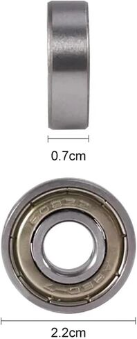 10PCS Ball Bearings Miniature High Carbon Steel Bearing 608zz 623zz 624zz 635zz 626zz 688zz 3D Printer Parts 608zz Bearing(608zz 8mm 22mm 7mm) in Saudi Arabia