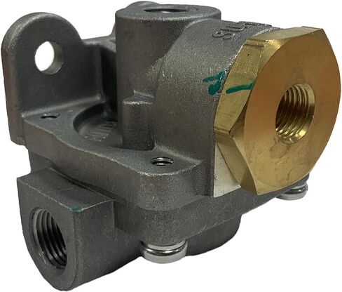 Automann QR1C Type Quick Release Valve 3-Port Metal Silver in Saudi Arabia