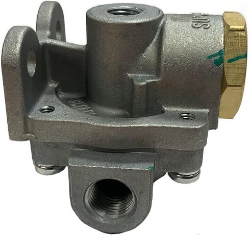 Automann QR1C Type Quick Release Valve 3-Port Metal Silver in Saudi Arabia