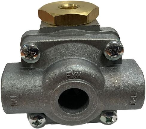 Automann QR1C Type Quick Release Valve 3-Port Metal Silver in Saudi Arabia
