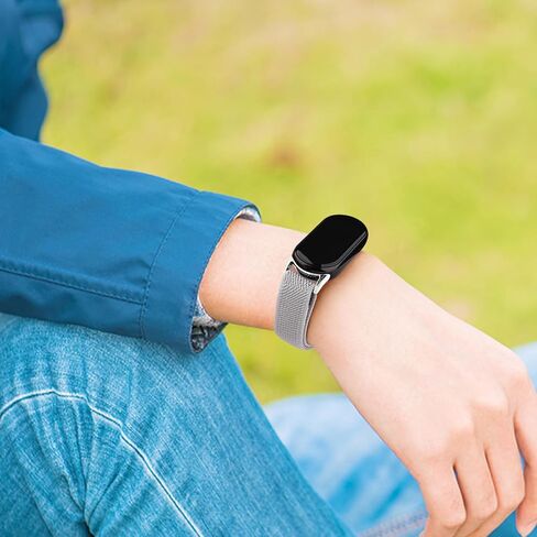 نطاقات مرنة متوافقة مع Xiaomi Smart Band 10/9/8 للنساء الرجال ، معصم الاستبدال النايلون النايلون القابل للتعديل ل Xiaomi Mi Band 10/9/8 in Saudi Arabia