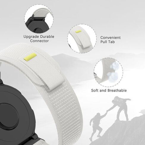 نايلون نايلون نايلون متوافق مع Garmin Forerunner 235/220/230/620/630/735xt ، حزام بديل للرياضة في Velcro القابلة للتعديل لـ Garmin 235 Lite/Feed S20/S6/S5 ملحق in Saudi Arabia