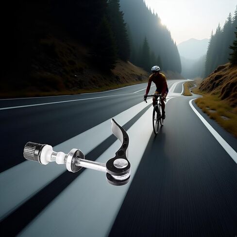 Black Bike Quick Release Clamp, Seat Clamp Folding Saddle Seat Post for Folding Bike, Bike Vise Mountain Bike Cam Lever Bolt, Convenient to Take, Seats and Saddles (5.0mm x 2.36 inches) in Saudi Arabia
