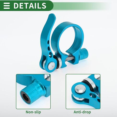 Motoforti Universal Bike Bicycle Seat Post Clamp Clamp Seatpost Twip Quick relect in Kuwait