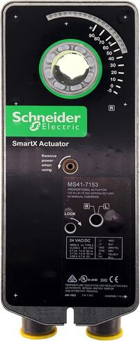Schneider Electric MS41-7153 Actuator Rotary Pamper ، 133-LBS-In ، 24VAC/DC in Saudi Arabia