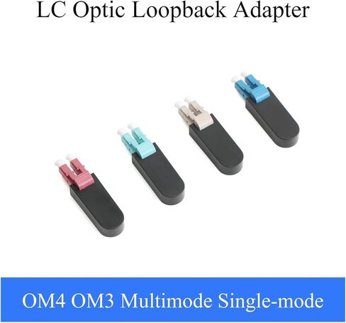 5pcs UPC 2LC Fiber Singlemode MultiMode OM3 OM4 محول Loopback (A-L-ULC-M) in Kuwait