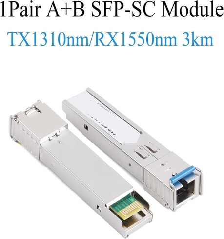10 أزواج من 1.25G GIGABIT الألياف SFP وحدات SC 1310NM/1550NM الوضع المفرد A+B 1000M (80 كم) in Saudi Arabia