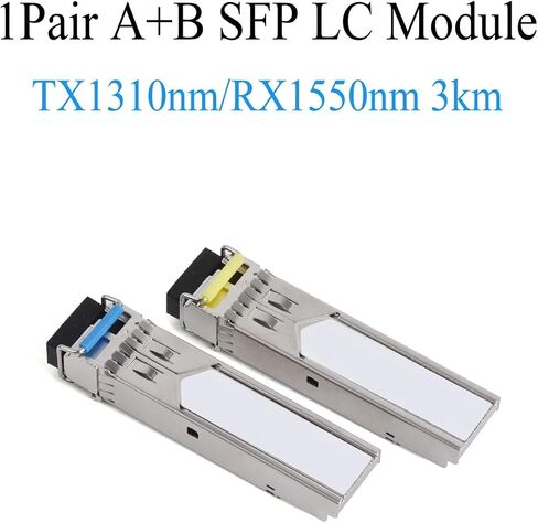 5 Pairs of 1.25G Gigabit SFP Fiber Optic modules, Single-Mode, Single-Fiber, LC, 1310/1550nm, A+B Ports(80KM) in Saudi Arabia