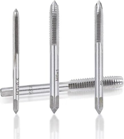1/7Pcs M3-M12 HSS Machine Sprial Point Taps Metric Right Hand Thread Manual Thread Tapping Tools(M4x0.7) in Saudi Arabia