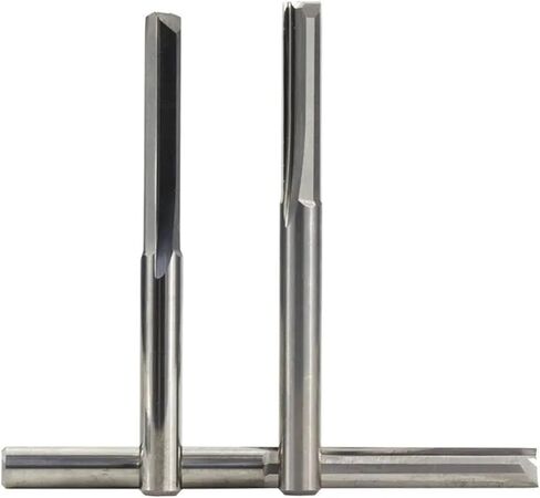 Straight 4 6 8mm Shank 2 Flute Carbide Bit for Woodworking Tools Engraving Bit Straight Slot 1Pcs(4x28) in Saudi Arabia