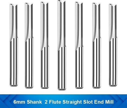 Straight 4 6 8mm Shank 2 Flute Carbide Bit for Woodworking Tools Engraving Bit Straight Slot 1Pcs(4x28) in Saudi Arabia