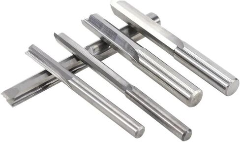 Straight 4 6 8mm Shank 2 Flute Carbide Bit for Woodworking Tools Engraving Bit Straight Slot 1Pcs(4x28) in Saudi Arabia