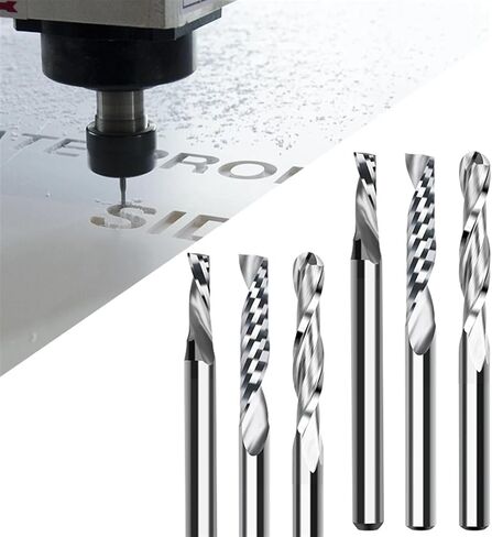 12pcs 1/8 shank ball nose tood single flute tool router bit for woodworking in Saudi Arabia