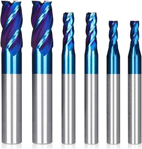 HSS 1PCS 3-9MM HSS Metal Aluminium Bit 4 Flute (9x10x22x72l) in Saudi Arabia