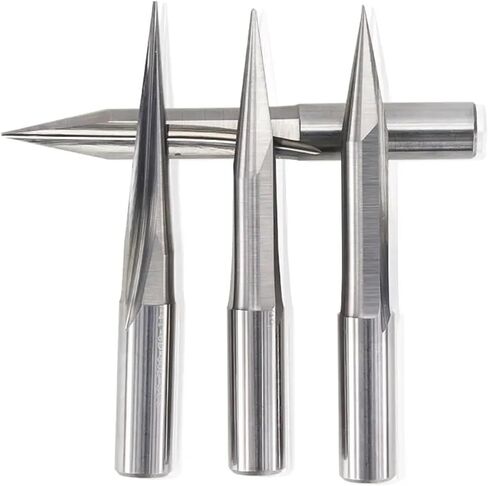 0.3-0.8mm v شكل نقش بت 15-30 درجة 2 المزامير مستقيم 6 مم النحت النحت بت 1pcs (6x0.8x20mm) in Saudi Arabia