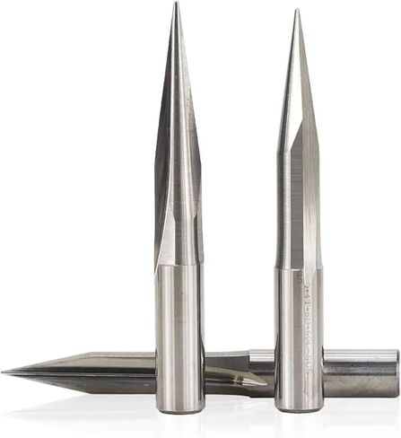 0.3-0.8mm v شكل نقش بت 15-30 درجة 2 المزامير مستقيم 6 مم النحت النحت بت 1pcs (6x0.8x20mm) in Saudi Arabia