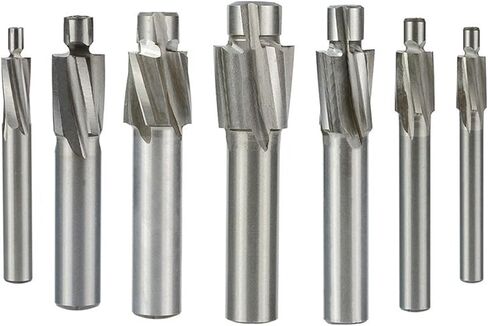 4 Flute HSS Countertexpore M3-M12 أداة ضبط الأدوات 4pcs (5.2x8.9x8x51) in Saudi Arabia