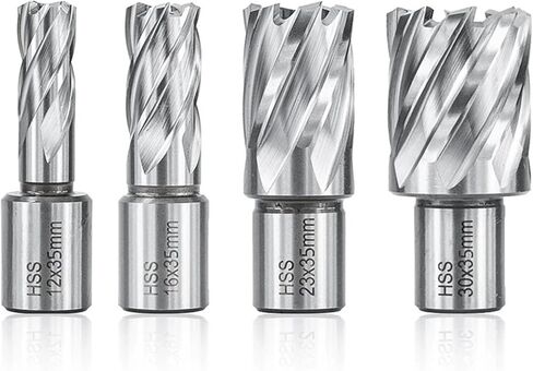 1PCS HSS HOLE CUTTER 6-60MM WELDON SHANK HOLE SAW HOLLOW DRILL BET HSS Core Drill Bit (49x35mm) in Saudi Arabia