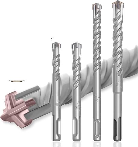1Pcs Concrete Drill Bit Cross Tips 4 Cutters 110mm 160mm Wall Brick Block Electric Hammer Masonry Drilling Bits(6mm,160MM_SDS Plus) in Saudi Arabia