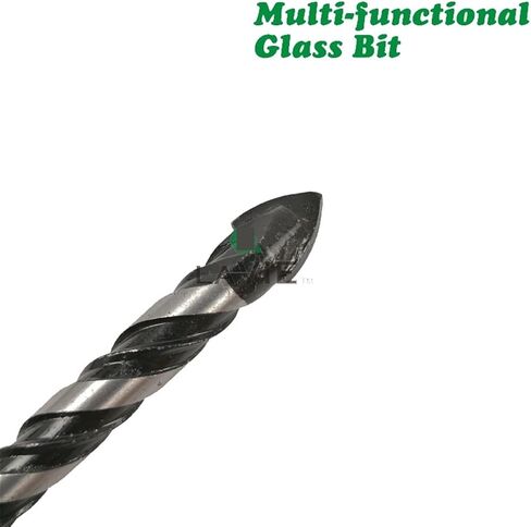 Multifunctional Glass Bit Twist Spade Drill Triangle Bits for Ceramic Tile Concrete Glass Marble 3mm to 12mm(6mm 2pcs) in Saudi Arabia
