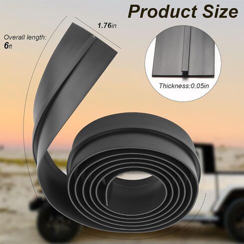 6 أقدام (1.8 متر) غطاء خلفي الشاحنة ختم مزدوج - T -Groove Rubber Rubber Strip for RV/Marine/Camper/الألومنيوم الأبواب المؤطرة (الطراز #4017020000) in Kuwait