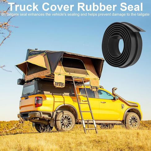 6 أقدام (1.8 متر) غطاء خلفي الشاحنة ختم مزدوج - T -Groove Rubber Rubber Strip for RV/Marine/Camper/الألومنيوم الأبواب المؤطرة (الطراز #4017020000) in Kuwait