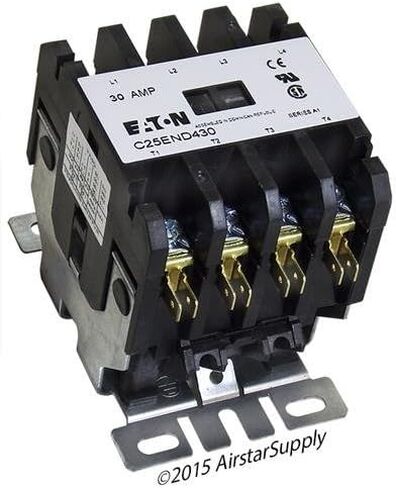 Furnas 42BF25AFBBQ - استبدله Eaton / Cutler Hammer C25END430A 50 مم موصل DP ، 4 -POLE ، 30 أمبير ، 120 VAC لفائف الجهد in Saudi Arabia