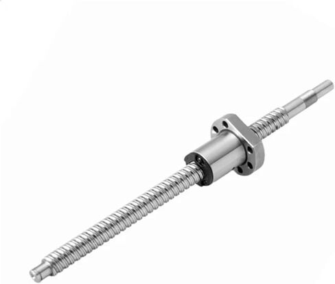 Metal Ball Screw nut 1pcs SFS2005 150mm-1000mm Rolled Ball Screw C7 with 2005 Flange Single Ball Nut(550mm) in Saudi Arabia