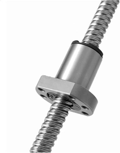 Metal Ball Screw nut 1pcs SFS2005 150mm-1000mm Rolled Ball Screw C7 with 2005 Flange Single Ball Nut(550mm) in Saudi Arabia