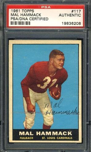Mal Hammack PSA DNA Coa Signed 1961 Topps Autograph - Baseball Slabbed Autographed Cards in Saudi Arabia
