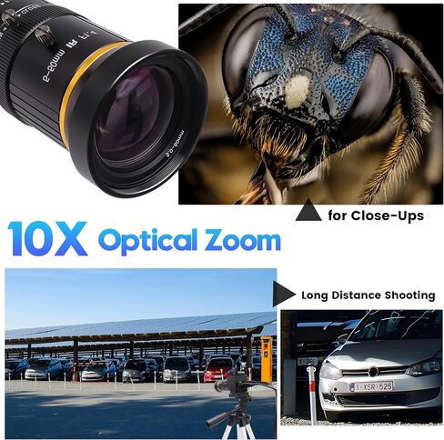 SVPRO 4K 60fps USB Camera with 2.8-12mm Manual Zoom Lens, HDMI/USB3.0 Dual Output, H.264/MJPEG, 4X Optical Zoom Webcam for PC, Mac, Raspberry Pi, Live Streaming, Video Conferencing, TV Monitor in Saudi Arabia