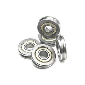 V6000zz 10x30x8 مم V Groove Guide Pulley Shaeve محمل السكك الحديدية محمل 4pcs in Kuwait