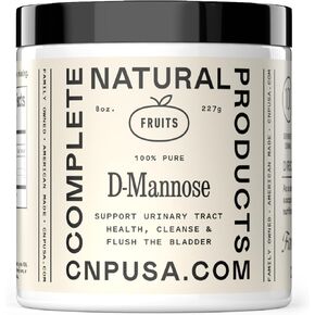 مكمل مسحوق D-Mannose النقي - D-Mannose 4oz (113 جم) حوالي 60 حصة لالتهاب المسالك البولية والمثانة الطبيعية وصحة المسالك البولية in Kuwait