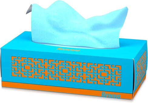 Renova Red Label Blue Facial - 80 أنسجة - [حزمة 8] in Saudi Arabia